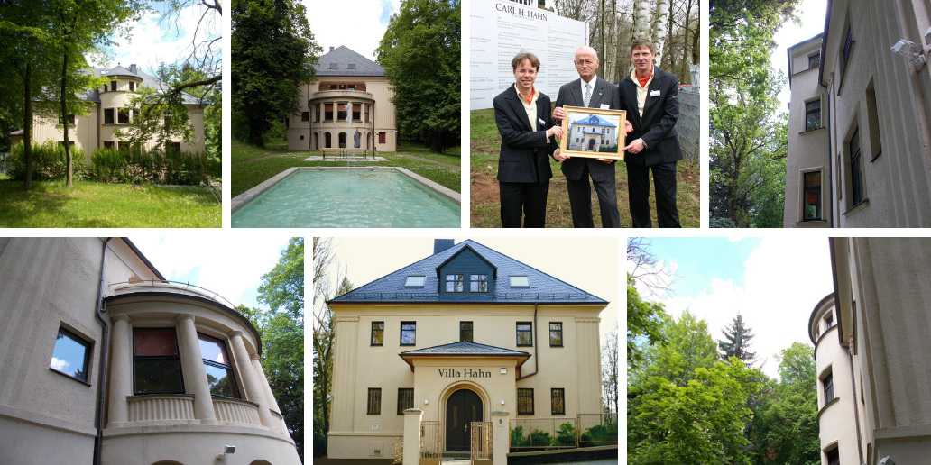 Villa Hahn | Mit der fachgerechten Restaurierung der Villa wurde ein großer Beitrag zur Erhaltung der historischen Bausubstanz in Chemnitz geleistet und repräsentiert damit ein Stück Stadtgeschichte.